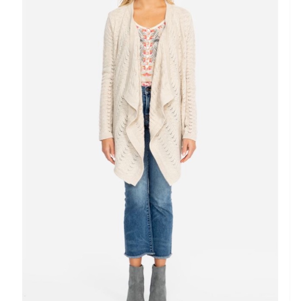 Johnny was Camille draped cardigan